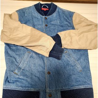 シュプリーム(Supreme)のDenim Varsity Jacket　デニムジャケット(Gジャン/デニムジャケット)