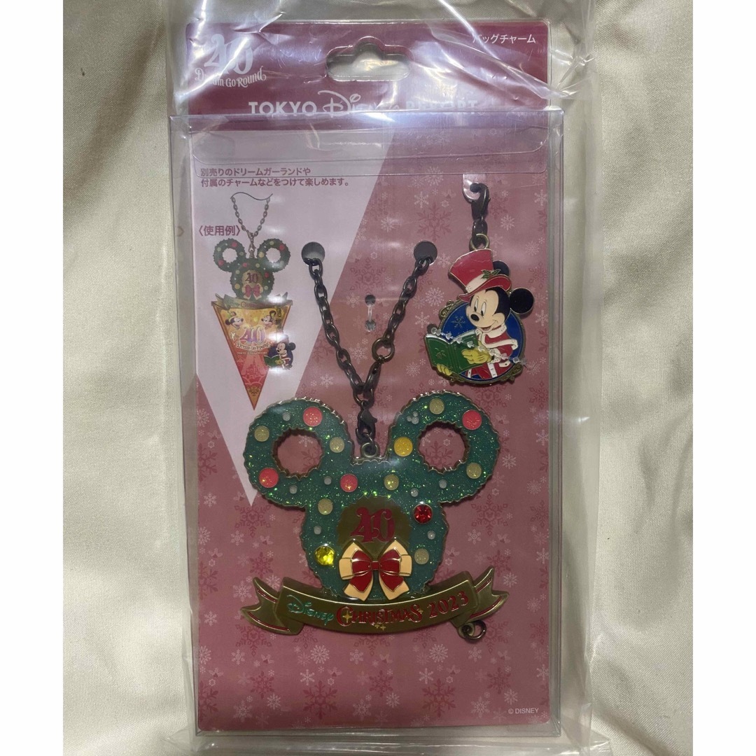Disney(ディズニー)の東京ディズニーリゾート　クリスマス　2023 ガーランド　バッグチャーム エンタメ/ホビーのおもちゃ/ぬいぐるみ(キャラクターグッズ)の商品写真