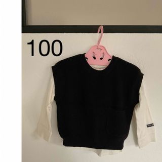 プティマイン(petit main)のプティマイン　トップス　100 ベスト(Tシャツ/カットソー)