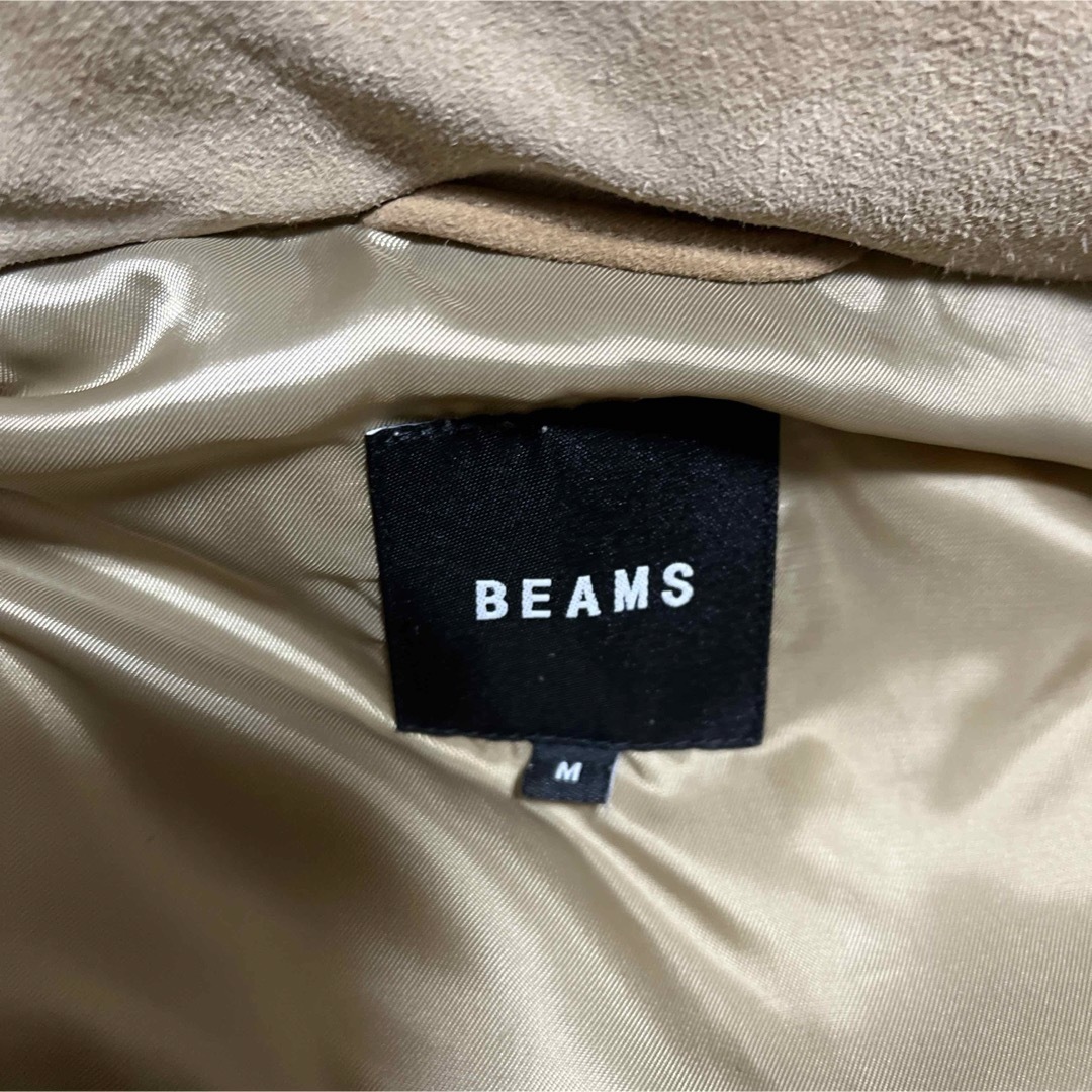 BEAMS(ビームス)のBEAMS ベージュ　ダウンベスト　Mサイズ    メンズのジャケット/アウター(ダウンベスト)の商品写真