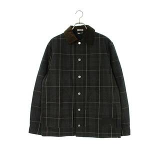 ディオール(Dior)のディオール  23AW  343D485AY536 ロゴパッチチェックオーバーサイズジャケット メンズ 48(その他)