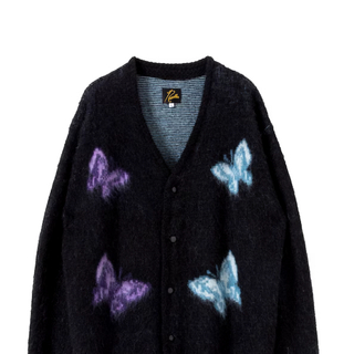 ニードルス(Needles)のNEEDLES 23aw別注 Mohair Cardigan Papillon(カーディガン)