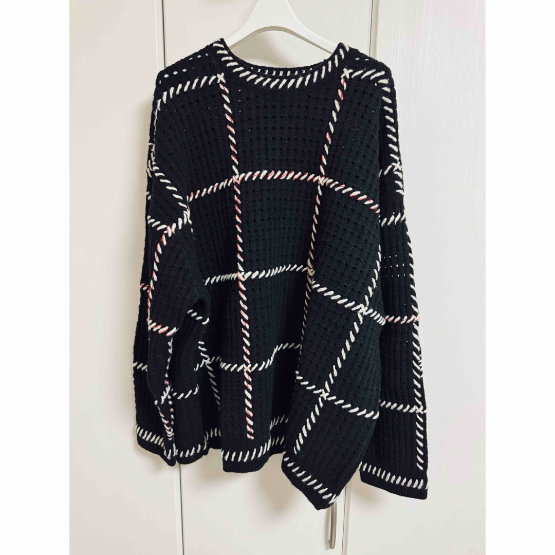 ニット/セーターSupreme Quilt Stitch Sweater "Black"