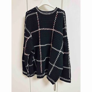 シュプリーム(Supreme)のSupreme Quilt Stitch Sweater "Black"(ニット/セーター)