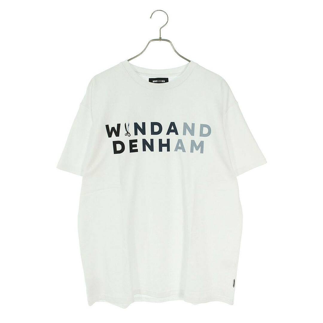 メンズウィンダンシー ×デンハム DENHAM  WDS-C-DHM-23-Q4-06 ダブルネームTシャツ メンズ M