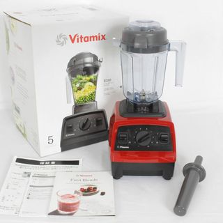 バイタミックス(Vitamix)の【美品/国内正規品】バイタミックス E310 レシピブック付き レッド ブレンダー ミキサー Vitamix VM0202 ジューサー 65737 本体(ジューサー/ミキサー)