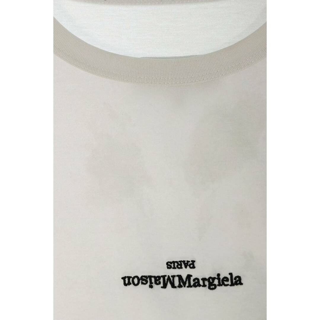 Maison Martin Margiela(マルタンマルジェラ)のマルタンマルジェラ1  20AW  S30GC0701 ディストーテッドロゴ刺繍Tシャツ メンズ 48 メンズのトップス(Tシャツ/カットソー(半袖/袖なし))の商品写真