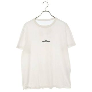 マルタンマルジェラ(Maison Martin Margiela)のマルタンマルジェラ1  20AW  S30GC0701 ディストーテッドロゴ刺繍Tシャツ メンズ 48(Tシャツ/カットソー(半袖/袖なし))