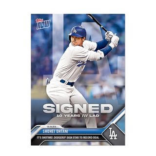 メジャーリーグベースボール(MLB)の大谷翔平　ドジャースカードtopps(スポーツ選手)