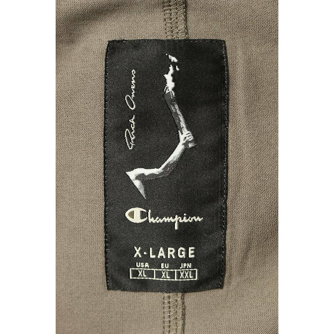 Rick Owens(リックオウエンス)のリックオウエンス ×チャンピオン Champion　  CM02C9231-CHJEG ロゴエンブロイダリーノースリーブカットソー メンズ XL メンズのトップス(タンクトップ)の商品写真