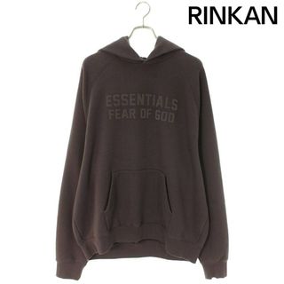 フィアオブゴッド(FEAR OF GOD)のフォグ  ESSENTIALS Hoodie PLUM ロゴプルオーバーパーカー メンズ L(パーカー)