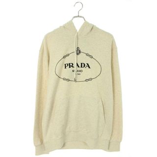 プラダ(PRADA)のプラダ  23AW  UJL24B ロゴコットンフリースパーカー メンズ M(パーカー)