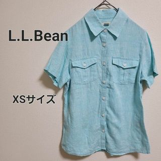 エルエルビーン(L.L.Bean)のL.L.Bean エルエルビーン リネンシャツ XSサイズ ゴルフウェア等にも(シャツ/ブラウス(半袖/袖なし))