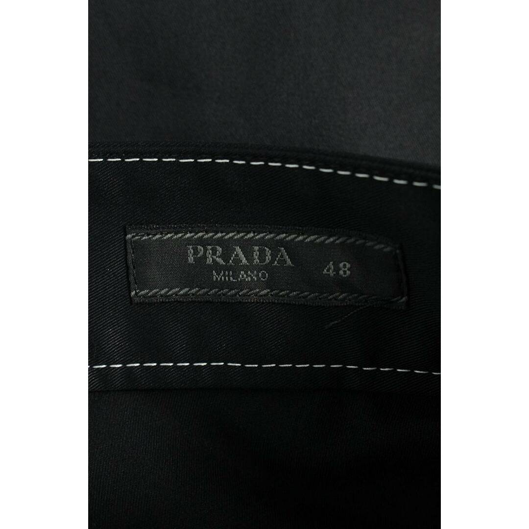 PRADA(プラダ)のプラダ  23AW  SPH291 トライアングルプレートストレッチコットンロングパンツ メンズ 48 メンズのパンツ(その他)の商品写真