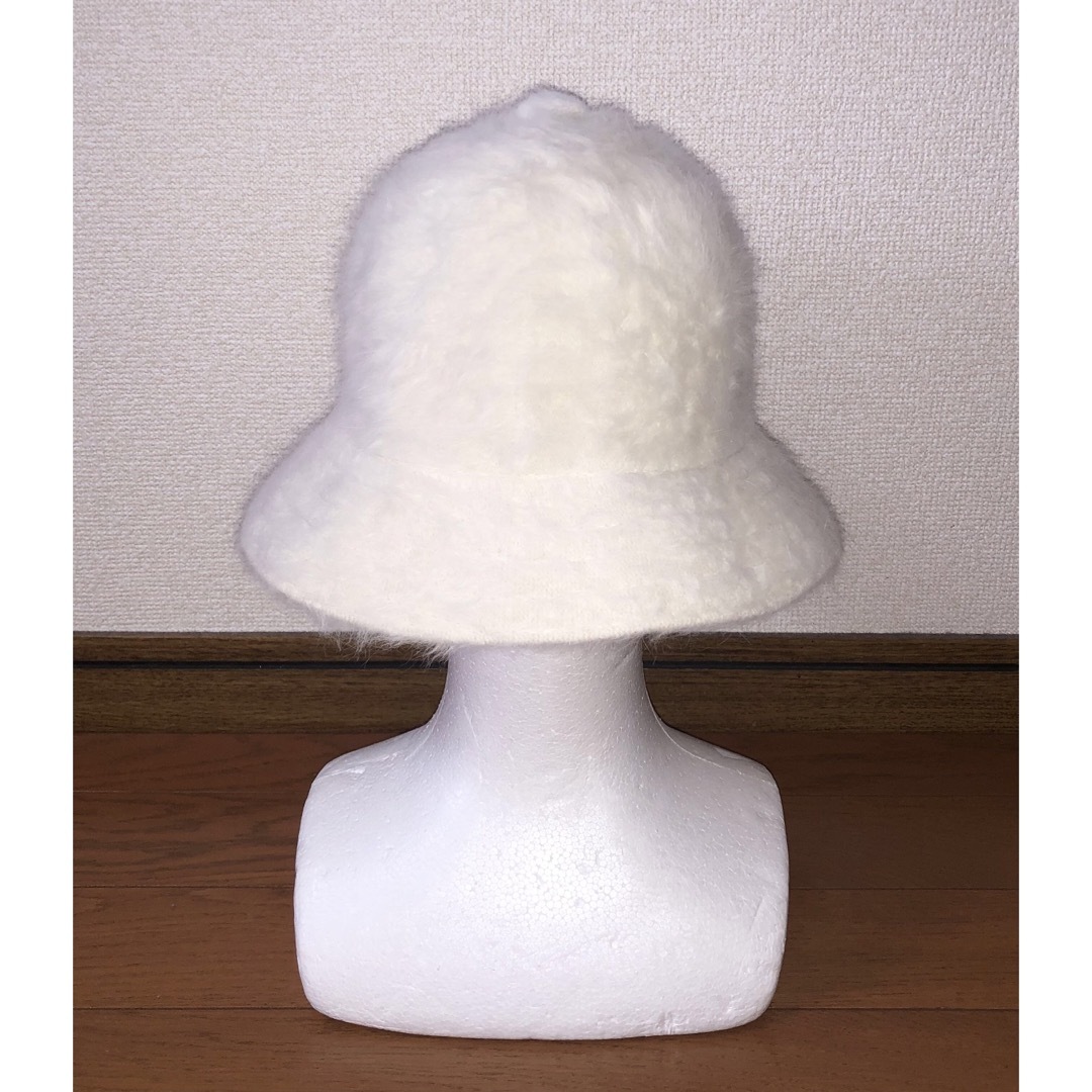 KANGOL(カンゴール)のM 美品 KANGOL Furgora Casual ファー ハット ホワイト メンズの帽子(ハット)の商品写真