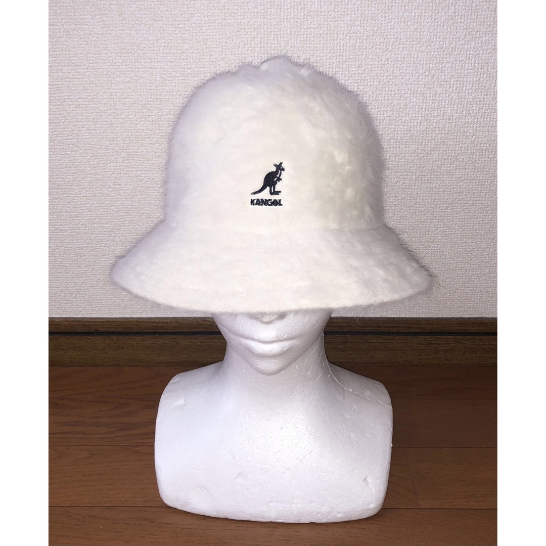 KANGOL(カンゴール)のM 美品 KANGOL Furgora Casual ファー ハット ホワイト メンズの帽子(ハット)の商品写真