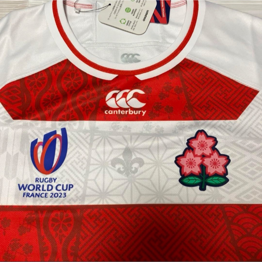 CANTERBURY(カンタベリー)の送料無料 新品CANTERBURYジャパンRWC2023レプリカホームジャージー スポーツ/アウトドアのスポーツ/アウトドア その他(ラグビー)の商品写真