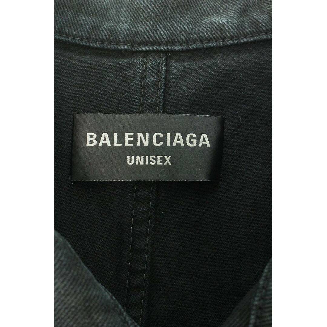 Balenciaga(バレンシアガ)のバレンシアガ  23AW  767943 TNW11 デニム再構築オーバーサイズデニムジャケット メンズ M メンズのジャケット/アウター(Gジャン/デニムジャケット)の商品写真