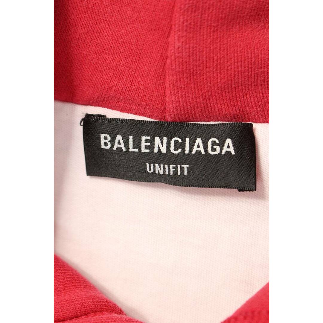 Balenciaga(バレンシアガ)のバレンシアガ  659403 TKVB6 デストロイ加工ロゴミディアムフリースパーカー メンズ S メンズのトップス(パーカー)の商品写真