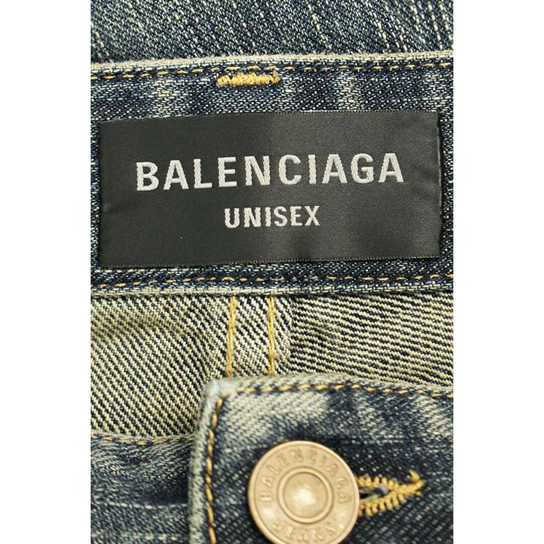 Balenciaga(バレンシアガ)のバレンシアガ  23AW  745213 TNW65 ウォッシュド加工バギーデニムパンツ メンズ L メンズのパンツ(デニム/ジーンズ)の商品写真