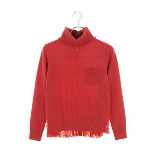 サカイ(sacai)のサカイ  20-05507 ハイネックバックプリーツニット レディース 1(ニット/セーター)