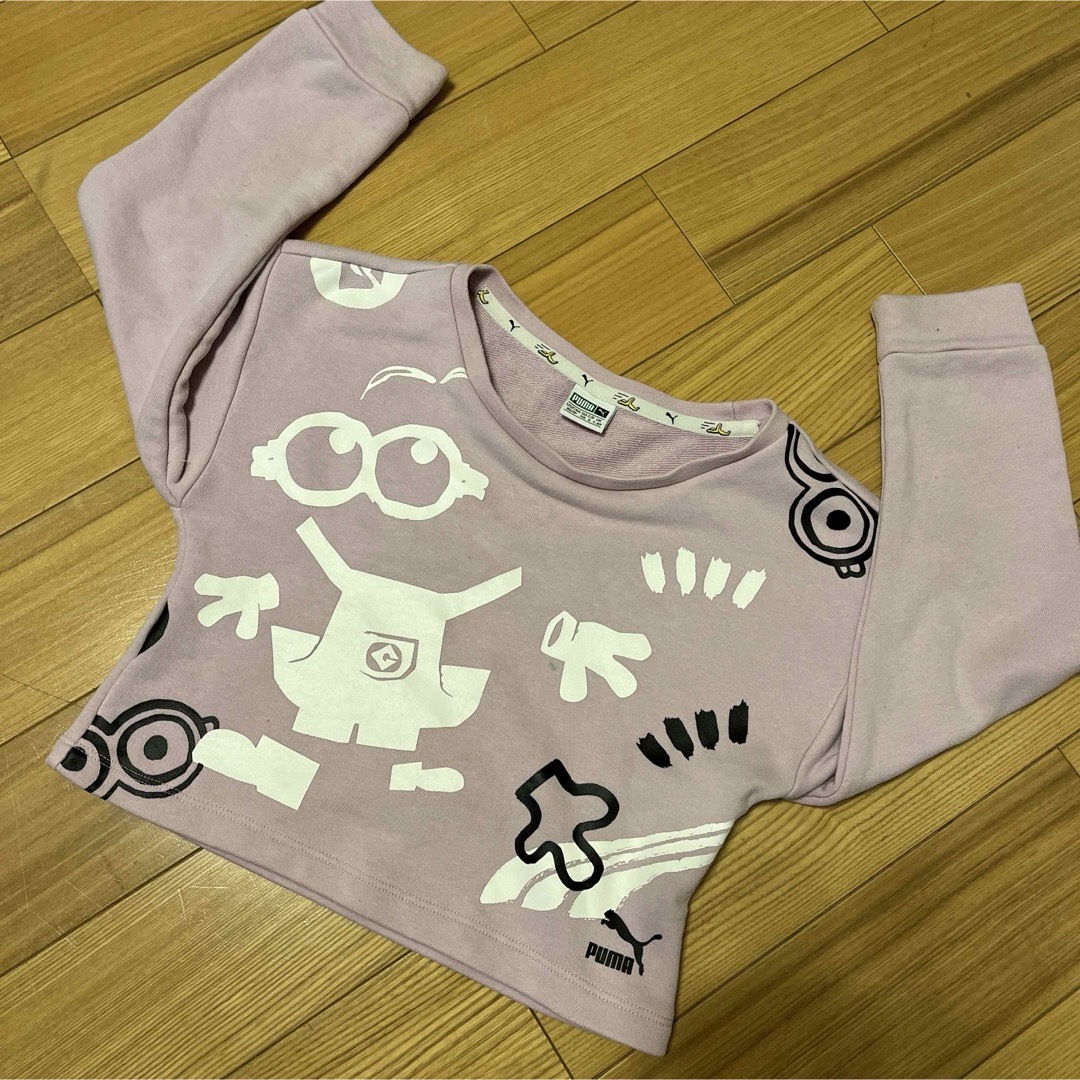 PUMA(プーマ)のPUMA ミニオン　トレーナー キッズ/ベビー/マタニティのキッズ服女の子用(90cm~)(ジャケット/上着)の商品写真