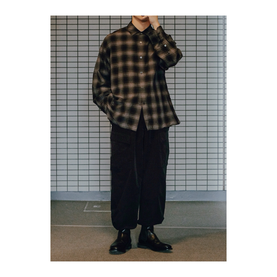 stein Oversized Down Pat Shirt OMBRE メンズのトップス(シャツ)の商品写真