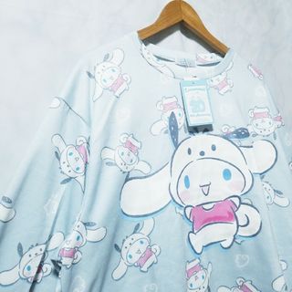 サンリオ(サンリオ)のSANRIO　シナモンロール　新品　トレーナー　ロング丈　サンリオ　3L～4L(トレーナー/スウェット)