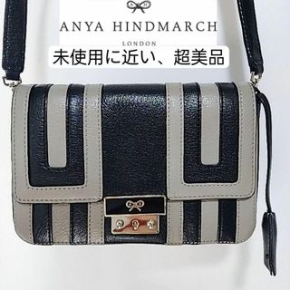 アニヤハインドマーチ(ANYA HINDMARCH)の未使用に近い　超美品　マニヤハインドマーチ　ミニショルダーバッグ　本革(ショルダーバッグ)