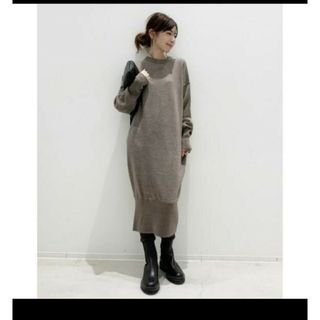 ドゥーズィエムクラス(DEUXIEME CLASSE)のアパルトモン：Mimore Knit ワンピ―ス(ひざ丈ワンピース)