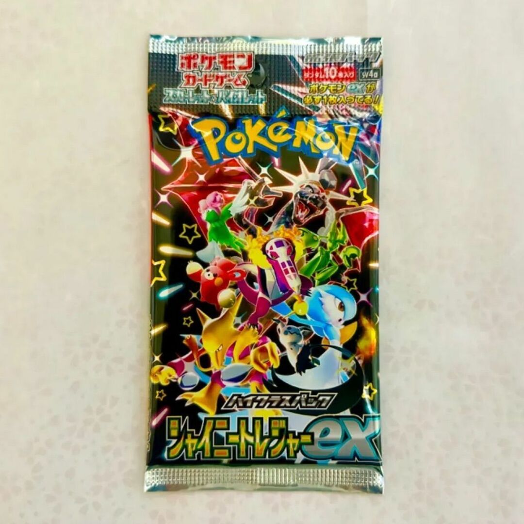 ポケモンカード シャイニートレジャー ex 1BOX 封入率同一シュリンクなし