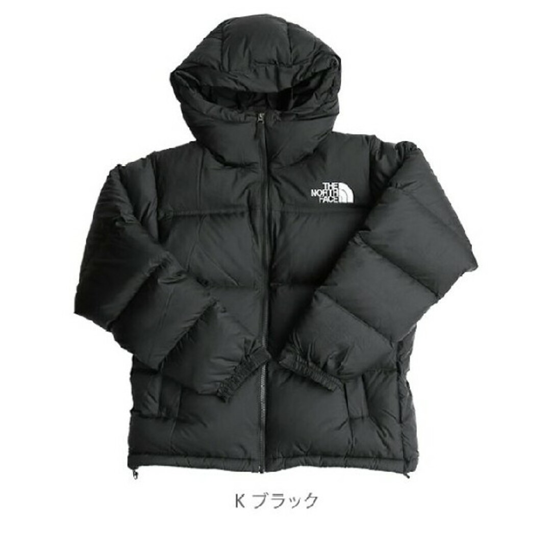 XL ノースフェイス ヌプシフーディー ND92331 黒 K ブラック約65707150cmXXL