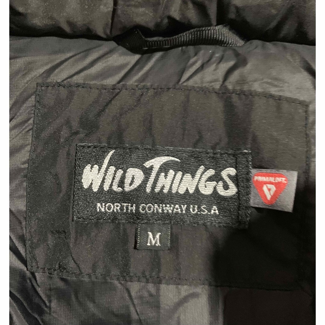 WILDTHINGS(ワイルドシングス)の美品 Wild Things ワイルドシングス　モンスターパーカー ブラック メンズのジャケット/アウター(ダウンジャケット)の商品写真