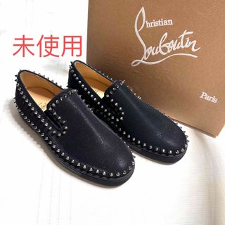 クリスチャンルブタン(Christian Louboutin)のルブタン　スタッズ　ローラーボート　フラット　スリッポン　ローカット　スニーカー(スニーカー)