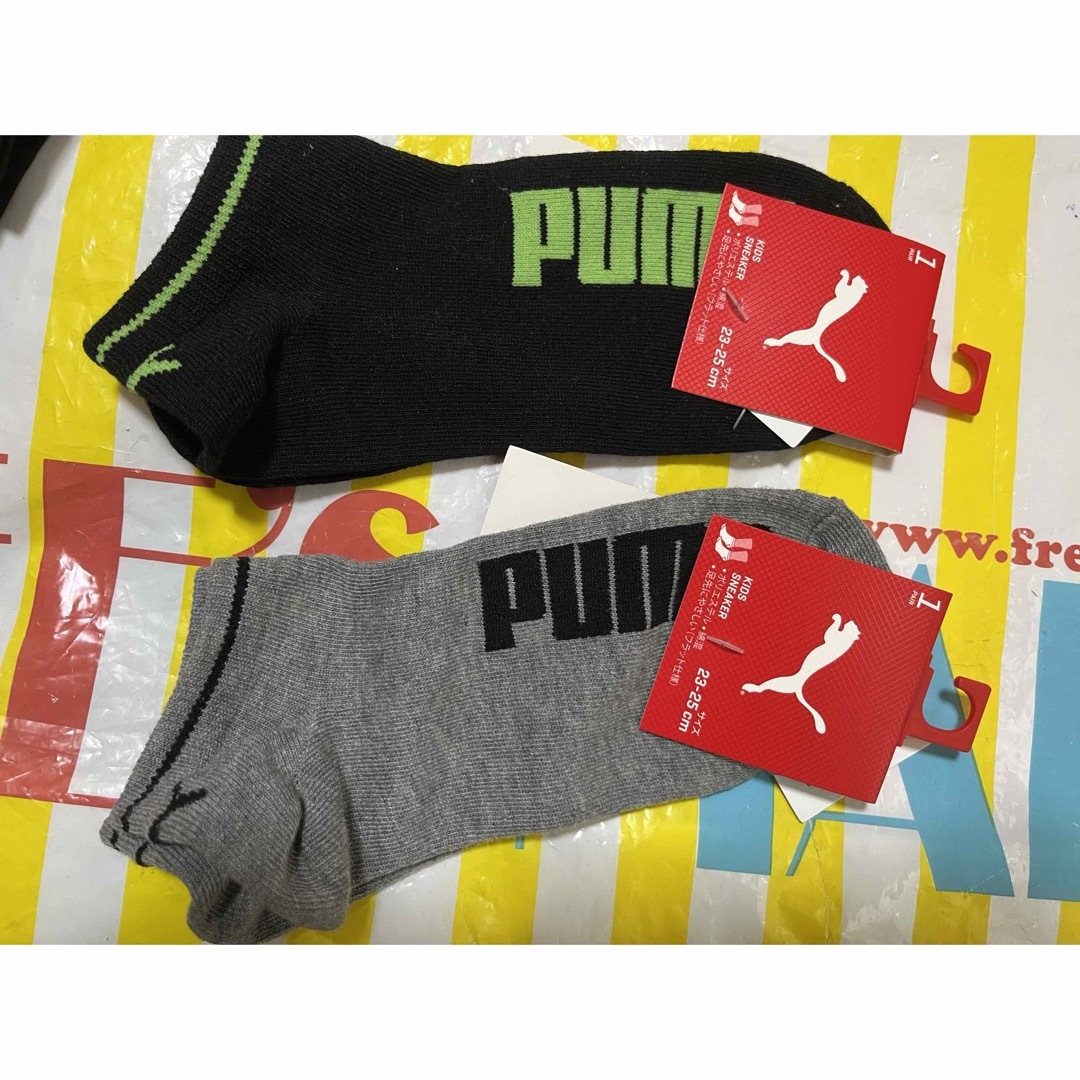 PUMA(プーマ)のプーマ　PUMA 靴下　23-25cm キッズ/ベビー/マタニティのこども用ファッション小物(靴下/タイツ)の商品写真