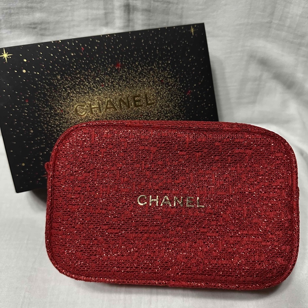 ファッション小物CHANEL シャネル マスカラセット 中身なしポーチのみ 新品未使用♪