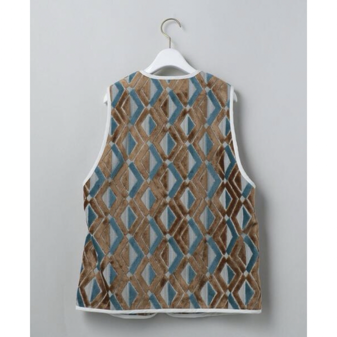 6 (ROKU) - ＜6(ROKU)＞DIAMOND MOTIF CUT PILE VEST ベストの
