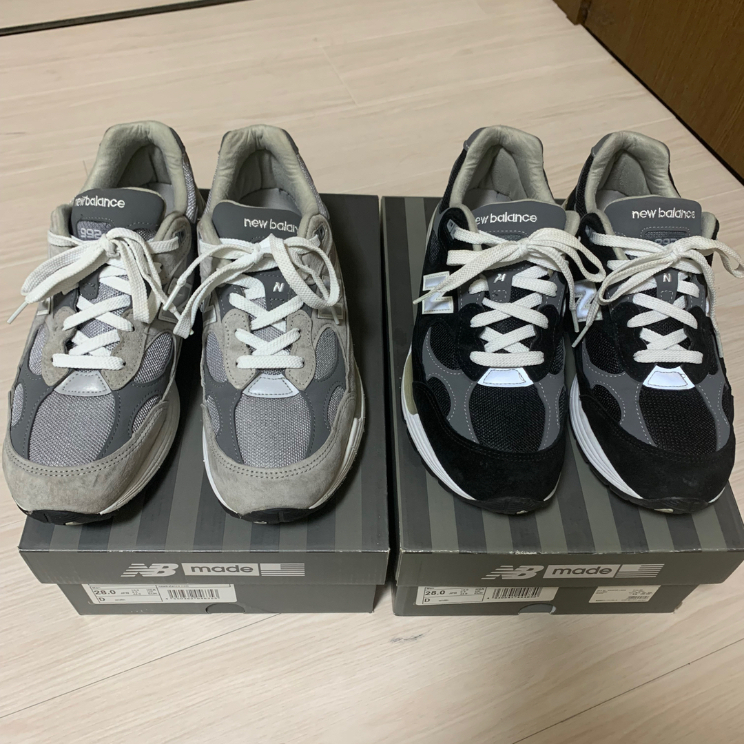 New Balance(ニューバランス)のnew balance M992EB.M992GR 28.0 メンズの靴/シューズ(スニーカー)の商品写真