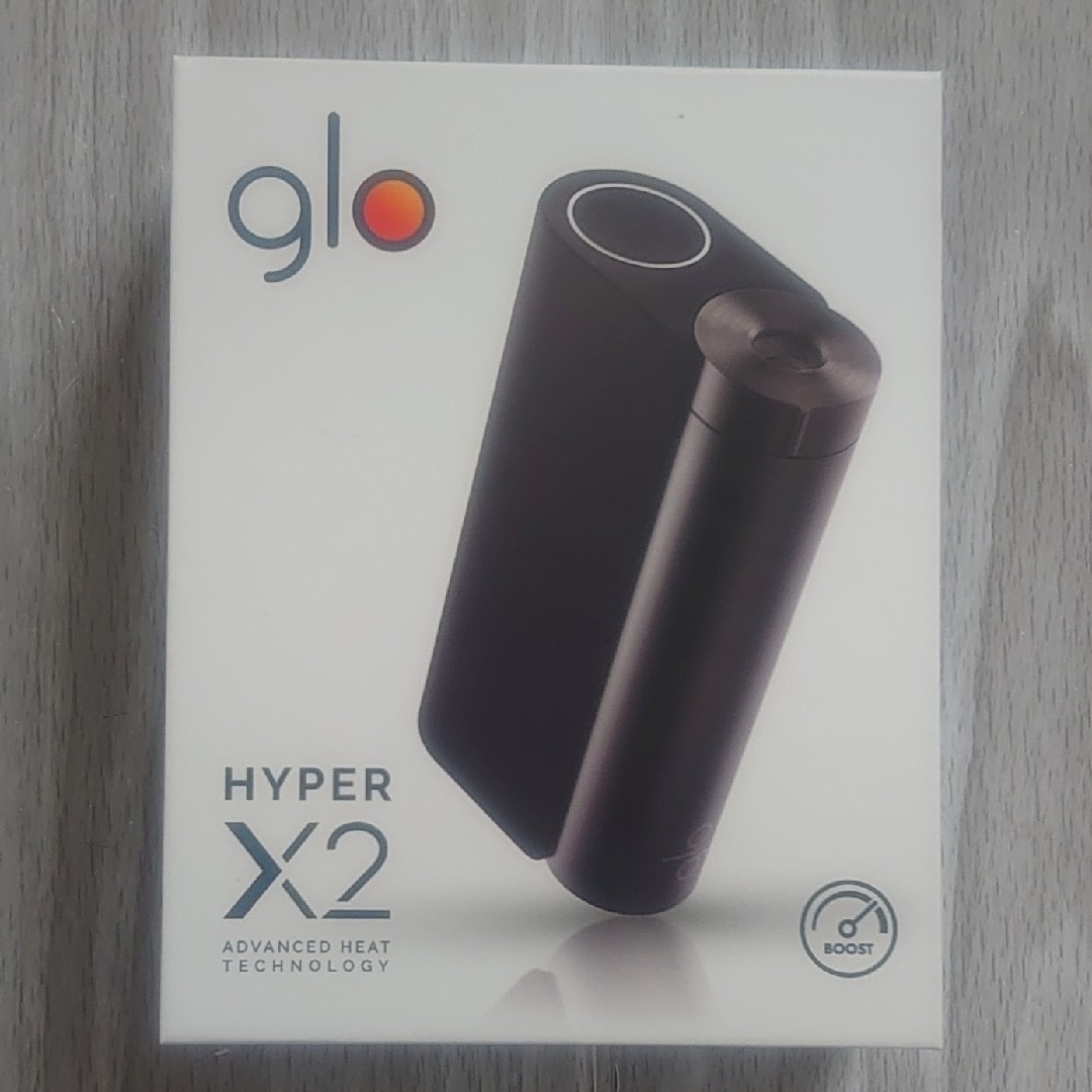 glo(グロー)の【新品・未登録】グロー ハイパー X2 メタルブラック　⑤ メンズのファッション小物(タバコグッズ)の商品写真