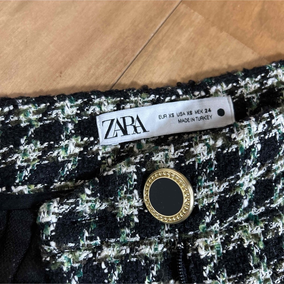 ZARA(ザラ)の専用です。★ZARA テクスチャード　ツィードパンツ レディースのパンツ(カジュアルパンツ)の商品写真