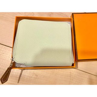 エルメス(Hermes)のHERMESエルメス　シルクインミニ　ヴェールフィズ　ミント(財布)