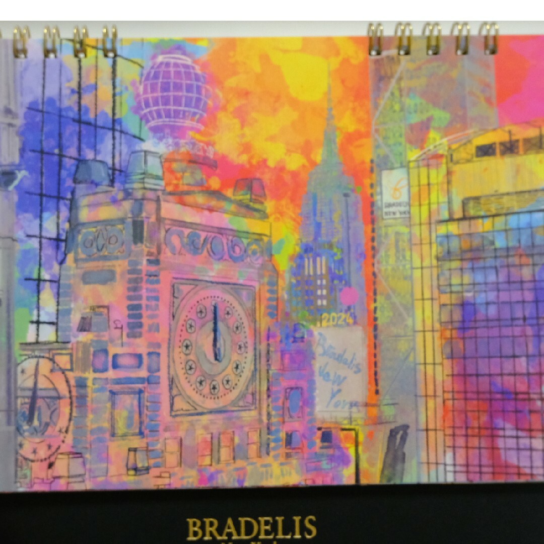 BRADELIS New York(ブラデリスニューヨーク)の卓上カレンダーブラデリスニューヨーク インテリア/住まい/日用品の文房具(カレンダー/スケジュール)の商品写真