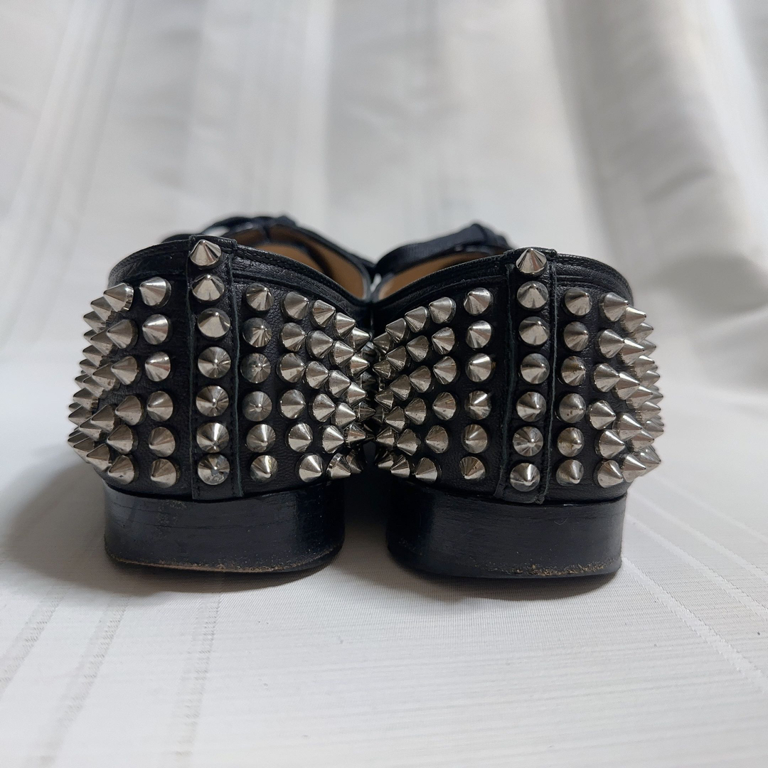 Christian Louboutin - ルブタン スタッズ ローファー 革靴 Christian Louboutin - ルブタン スタッズ ローファー 革靴
