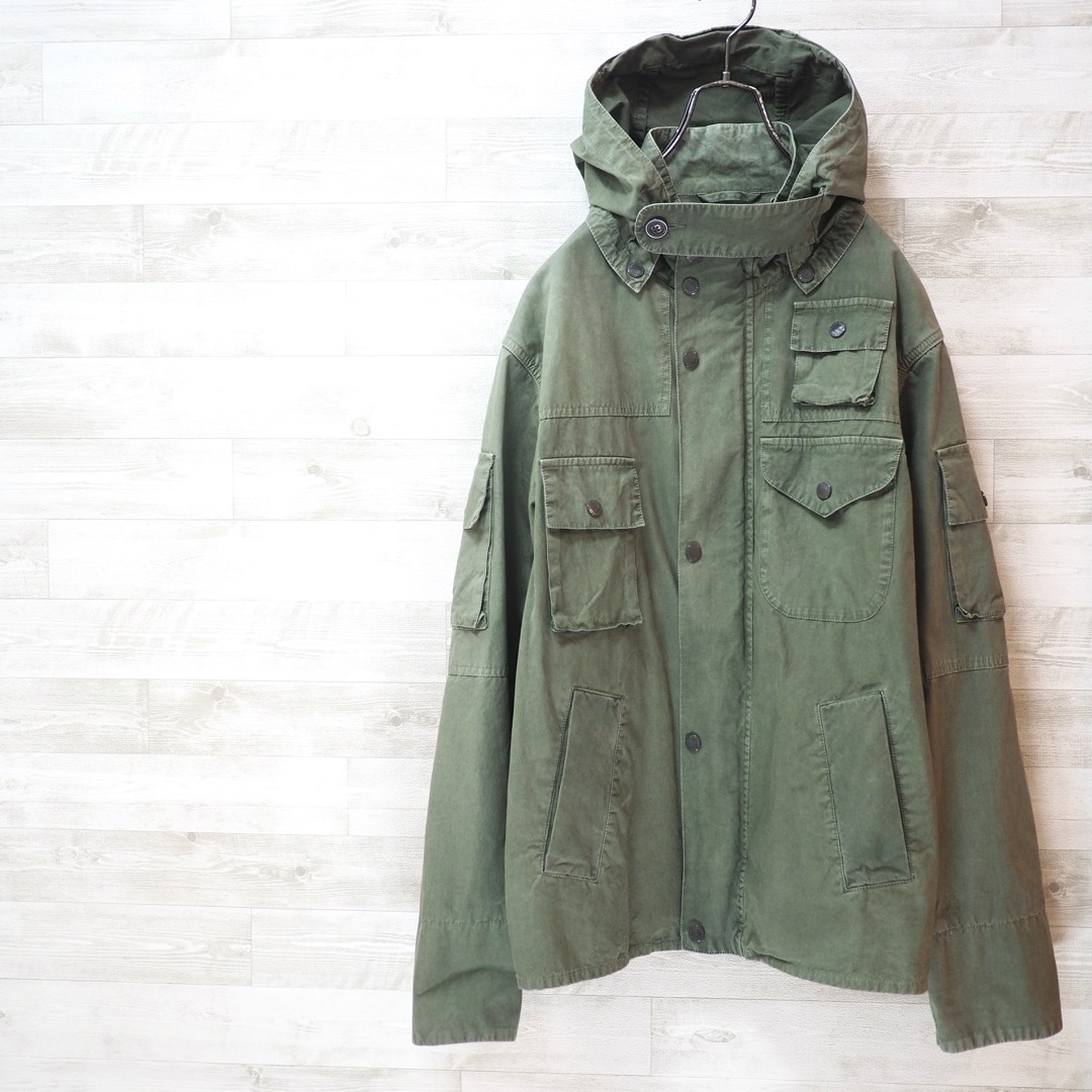 Engineered Garments(エンジニアードガーメンツ)のE.G.×BARBOUR 20SS Washed Cowen Jacket-M メンズのジャケット/アウター(ミリタリージャケット)の商品写真