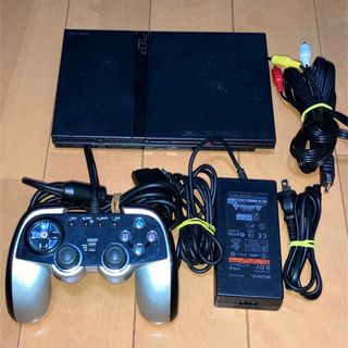 プレイステーション2(PlayStation2)のPS2 薄型本体セット SCPH-70000 BK②(家庭用ゲーム機本体)