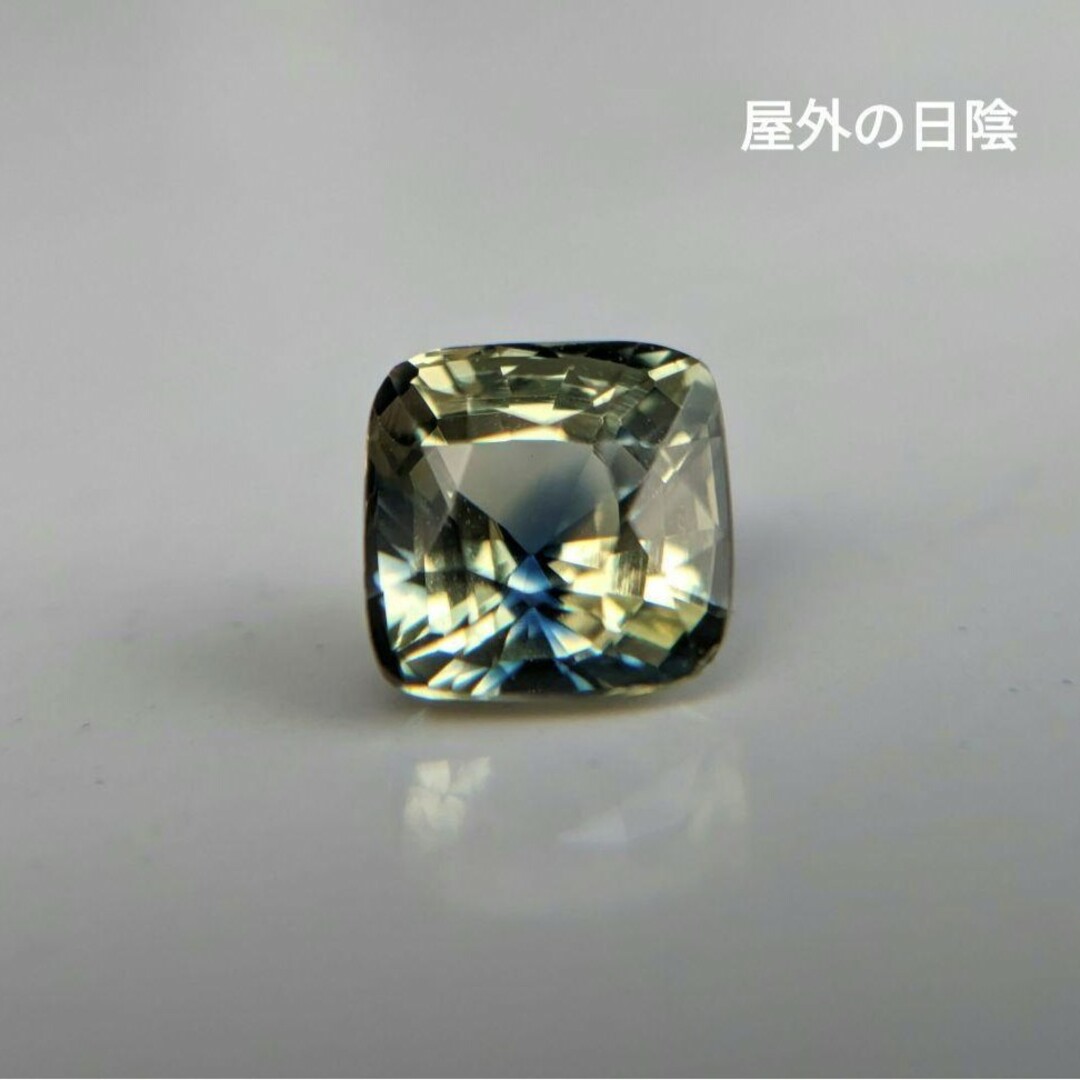 非加熱 1.02ct 〜月と天狼星〜 バイカラーサファイア レディースのアクセサリー(その他)の商品写真