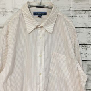 アートヴィンテージ(ART VINTAGE)の【希少】croft&barrow ヴィンテージ 長袖シャツ XL ストライプ(シャツ)