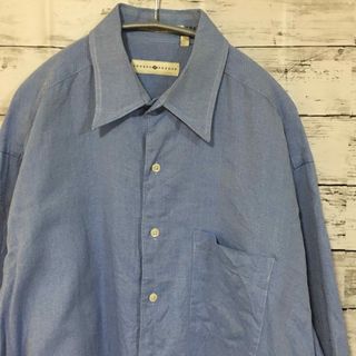 アートヴィンテージ(ART VINTAGE)の【希少】ジョセフアブード ヴィンテージ 長袖シャツ XL 水色(シャツ)