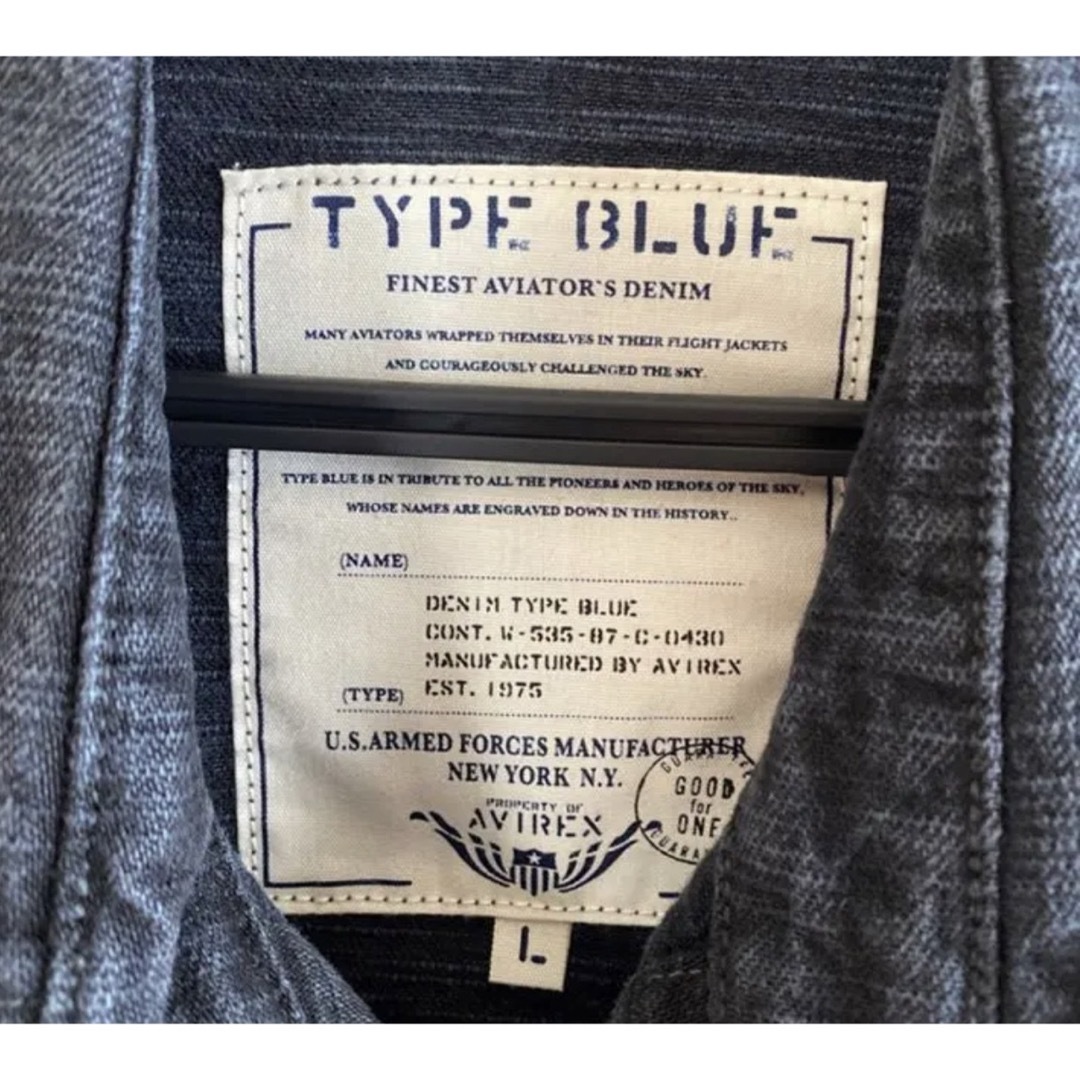 AVIREX(アヴィレックス)の【直営店限定】avirex タイプブルー デニム JAC シャツ  メンズのジャケット/アウター(ミリタリージャケット)の商品写真