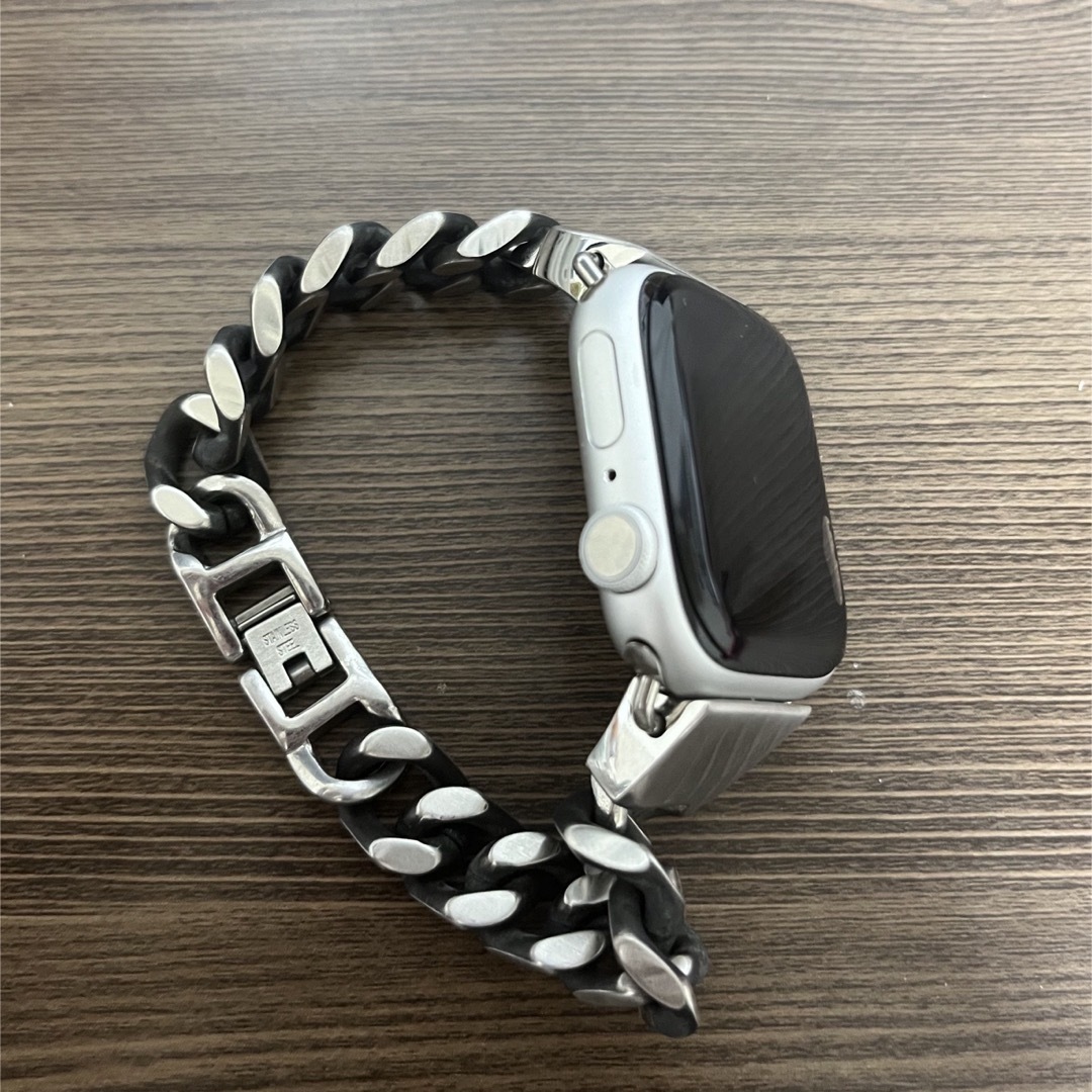 Apple Watch(アップルウォッチ)のApple Watchバンド　シルバータグ メンズの時計(金属ベルト)の商品写真